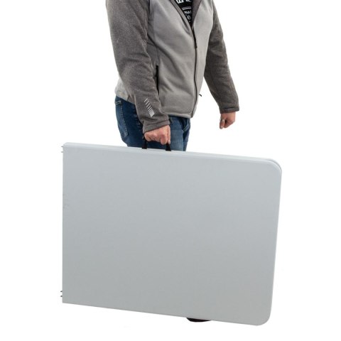 STÓŁ CATERINGOWY SKŁADANY W WALIZKĘ 180x70CM MAX.100KG BIAŁY STÓŁ CATERINGOWY SKŁADANY W WALIZKĘ 180x70CM MAX.100KG BIAŁY