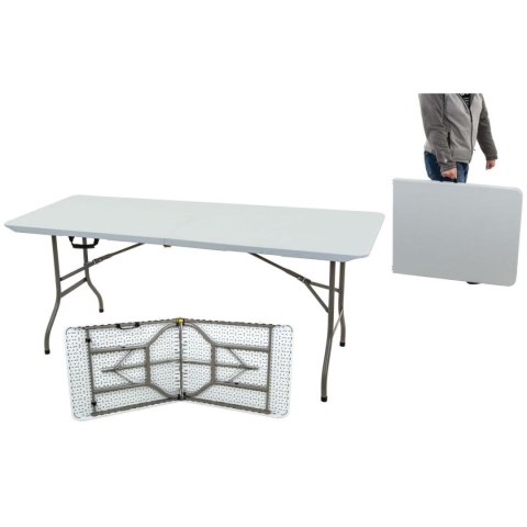 STÓŁ CATERINGOWY SKŁADANY W WALIZKĘ 180x70CM MAX.100KG BIAŁY STÓŁ CATERINGOWY SKŁADANY W WALIZKĘ 180x70CM MAX.100KG BIAŁY