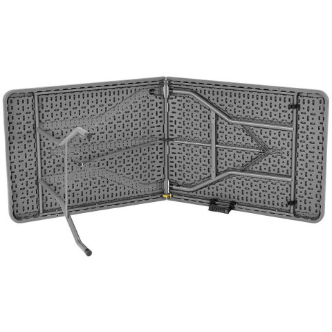 STÓŁ CATERINGOWY SKŁADANY W WALIZKĘ 180x70CM MAX.100KG SZARY STÓŁ CATERINGOWY SKŁADANY W WALIZKĘ 180x70CM MAX.100KG SZARY