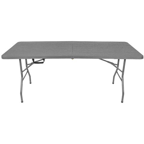 STÓŁ CATERINGOWY SKŁADANY W WALIZKĘ 180x74CM MAX.100KG WOODLAND DESKA CIEMNY SZARY STÓŁ CATERINGOWY SKŁADANY W WALIZKĘ 180x74CM MAX.100KG WOODLAND DESKA CIEMNY SZARY