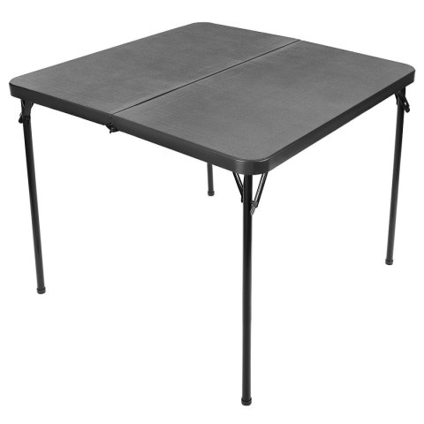ZESTAW CATERINGOWY TURYSTYCZNY STÓŁ SKŁADANY 86,5x86,5x71CM I 4 KRZESŁA CZARNY ZESTAW CATERINGOWY TURYSTYCZNY STÓŁ SKŁADANY 86,5x86,5x71CM I 4 KRZESŁA CZARNY