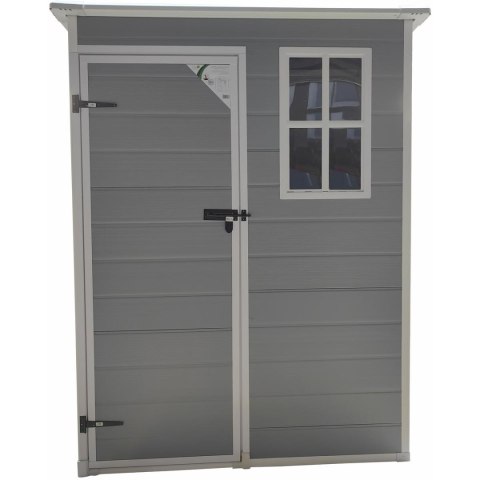 DOMEK OGRODOWY NARZĘDZIOWY PVC 152x91x192,5CM DOMEK OGRODOWY NARZĘDZIOWY PVC 152x91x192,5CM
