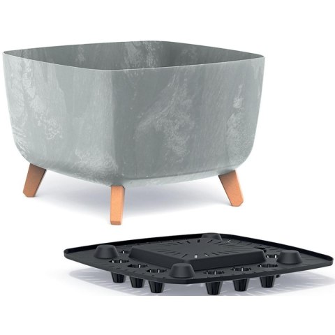 DONICZKA GRACIA SQUARE BETON EFFECT 24x24CM DONICZKA GRACIA SQUARE BETON EFFECT 24x24CM