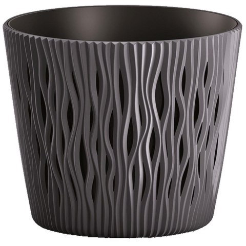 DONICZKA SANDY ROUND ŚR 19CM ANTRACYT DONICZKA SANDY ROUND ŚR 19CM ANTRACYT