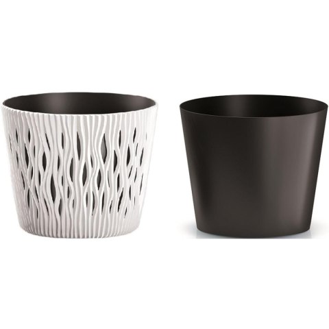 DONICZKA SANDY ROUND ŚR 22CM BIAŁY DONICZKA SANDY ROUND ŚR 22CM BIAŁY