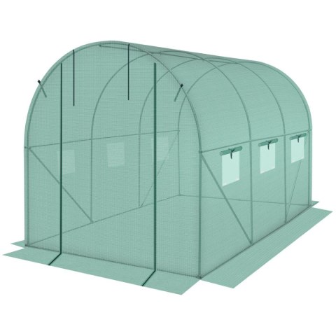FOLIA POSZYCIE COVER NA TUNEL OGRODOWY SZKLARNIĘ 200x300x200CM ZIELONA FOLIA POSZYCIE COVER NA TUNEL OGRODOWY SZKLARNIĘ 200x300x200CM ZIELONA