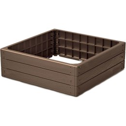 GRZĄDKA RABATKA OGRODOWA OBRZEŻE BASE WOOD 4 ELEMENTY RUSTYKALNA CEGŁA
