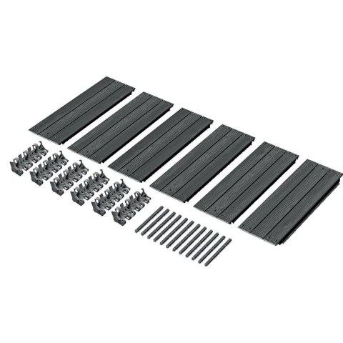 GRZĄDKA RABATKA OGRODOWA OBRZEŻE BASE WOOD 6 ELEMENTÓW ANTRACYT GRZĄDKA RABATKA OGRODOWA OBRZEŻE BASE WOOD 6 ELEMENTÓW ANTRACYT