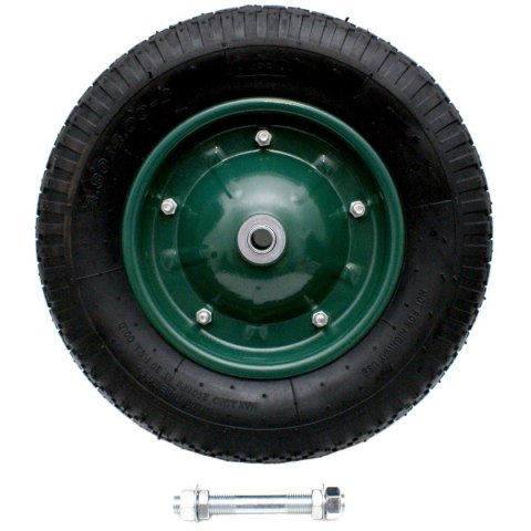 KOŁO DO TACZKI WÓZKA OGRODOWEGO POMPOWANE 38CM 4PR 4.00-8 KOŁO DO TACZKI WÓZKA OGRODOWEGO POMPOWANE 38CM 4PR 4.00-8