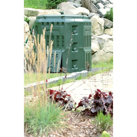KOMPOSTOWNIK OGRODOWY COMPOTHERMO 900 L ZIELEŃ LEŚNA KOMPOSTOWNIK OGRODOWY COMPOTHERMO 900 L ZIELEŃ LEŚNA