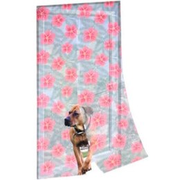 MOSKITIERA DRZWIOWA LAMELOWA 100X220CM ZAMKNIĘCIEM NA MAGNES KWIATY
