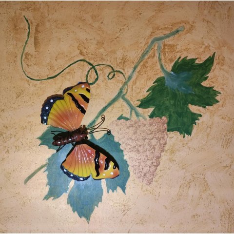 MOTYL DEKORACYJNY 26CM ŻÓŁTY MOTYL DEKORACYJNY 26CM ŻÓŁTY
