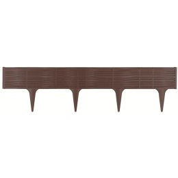 PALISADA OGRODOWA OBRZEŻE TRAWNIKOWE BORDER WIKLINA 390CM BRĄZ