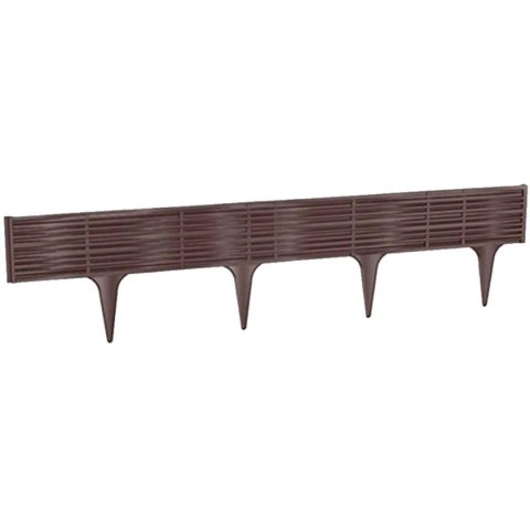 PALISADA OGRODOWA OBRZEŻE TRAWNIKOWE BORDER WIKLINA 390CM BRĄZ PALISADA OGRODOWA OBRZEŻE TRAWNIKOWE BORDER WIKLINA 390CM BRĄZ