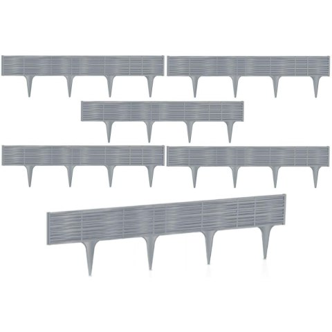 PALISADA OGRODOWA OBRZEŻE TRAWNIKOWE BORDER WIKLINA 390CM SZARY KAMIEŃ PALISADA OGRODOWA OBRZEŻE TRAWNIKOWE BORDER WIKLINA 390CM SZARY KAMIEŃ