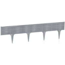 PALISADA OGRODOWA OBRZEŻE TRAWNIKOWE BORDER WIKLINA 390CM SZARY KAMIEŃ