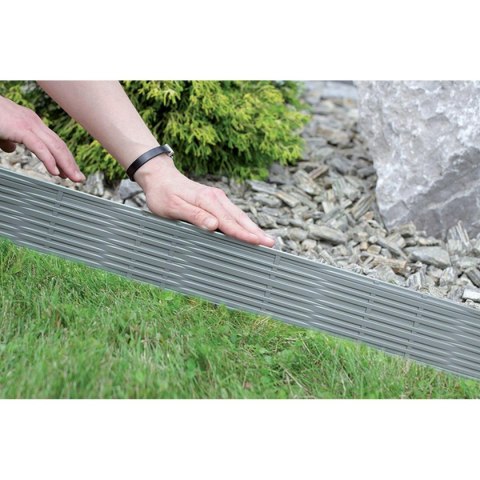 PALISADA OGRODOWA OBRZEŻE TRAWNIKOWE BORDER WIKLINA 390CM SZARY KAMIEŃ PALISADA OGRODOWA OBRZEŻE TRAWNIKOWE BORDER WIKLINA 390CM SZARY KAMIEŃ