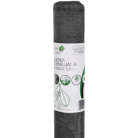 SIATKA CIENIUJĄCA 140G/M2 1.5X10M CIEMNO SZARA SIATKA CIENIUJĄCA 140G/M2 1.5X10M CIEMNO SZARA