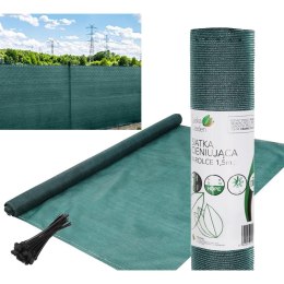 SIATKA CIENIUJĄCA 140G/M2 1.5X10M CIEMNO ZIELONA