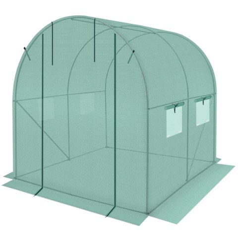 SZKLARNIA TUNEL OGRODOWY 200x200x200CM PE KONSTRUKCJA STAL ZIELONA SZKLARNIA TUNEL OGRODOWY 200x200x200CM PE KONSTRUKCJA STAL ZIELONA