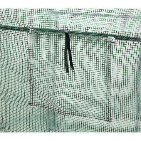 SZKLARNIA TUNEL OGRODOWY DWA WEJŚCIA DO POMIDORÓW I OGÓRKÓW 200x100x180CM ZIELONY SZKLARNIA TUNEL OGRODOWY DWA WEJŚCIA DO POMIDORÓW I OGÓRKÓW 200x100x180CM ZIELONY
