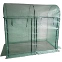 SZKLARNIA TUNEL OGRODOWY DWA WEJŚCIA DO POMIDORÓW I OGÓRKÓW 200x100x180CM ZIELONY
