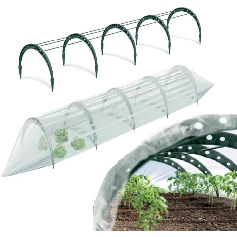 TUNEL FOLIOWY SZKLARNIA FLOO 240CM ZIELONY LEŚNY TUNEL FOLIOWY SZKLARNIA FLOO 240CM ZIELONY LEŚNY