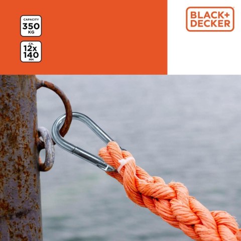 KARABIŃCZYK STALOWY 2SZT BLACK + DECKER KARABIŃCZYK STALOWY 2SZT BLACK + DECKER