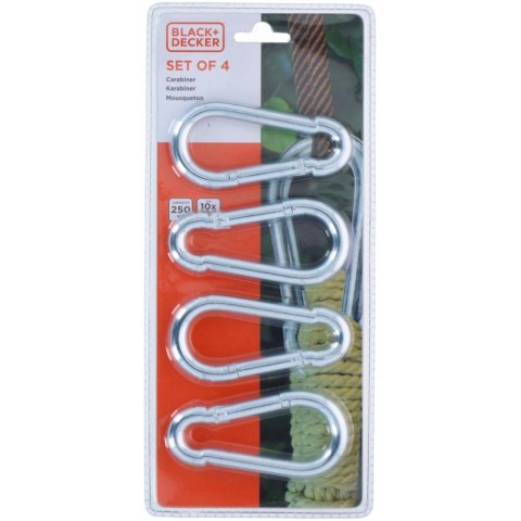 KARABIŃCZYK STALOWY 4SZT BLACK + DECKER KARABIŃCZYK STALOWY 4SZT BLACK + DECKER