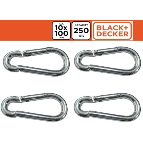 KARABIŃCZYK STALOWY 4SZT BLACK + DECKER KARABIŃCZYK STALOWY 4SZT BLACK + DECKER