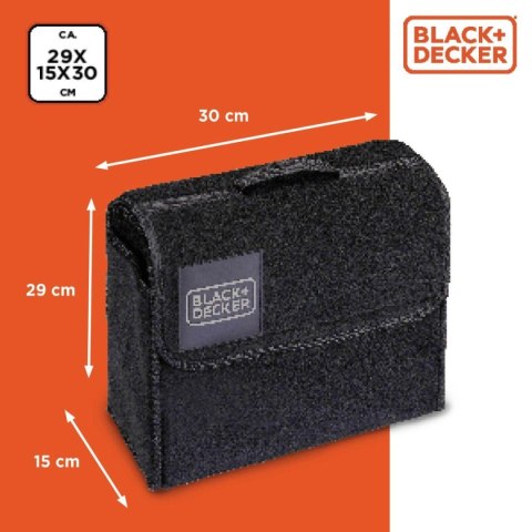 ORGANIZER SCHOWEK TORBA SAMOCHODOWA 29X15X30cm BLACK + DECKER ORGANIZER SCHOWEK TORBA SAMOCHODOWA 29X15X30cm BLACK + DECKER