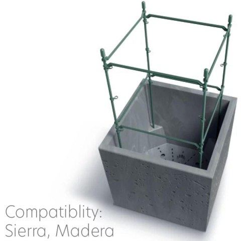 PODPORA DO ROŚLIN FLOO SUPPORTS 21x21x120CM ZIELONY LEŚNY PODPORA DO ROŚLIN FLOO SUPPORTS 21x21x120CM ZIELONY LEŚNY