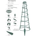 PODPORA DO ROŚLIN FLOO SUPPORTS STOŻKOWA 25X60CM ZIELONY LEŚNY