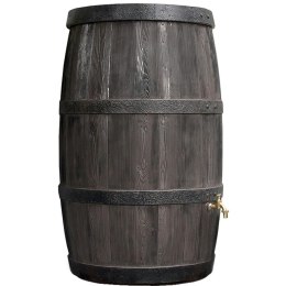 ZBIORNIK POJEMNIK NA WODĘ DESZCZÓWKĘ BECZKA BURGUND 500L UMBRA WOOD