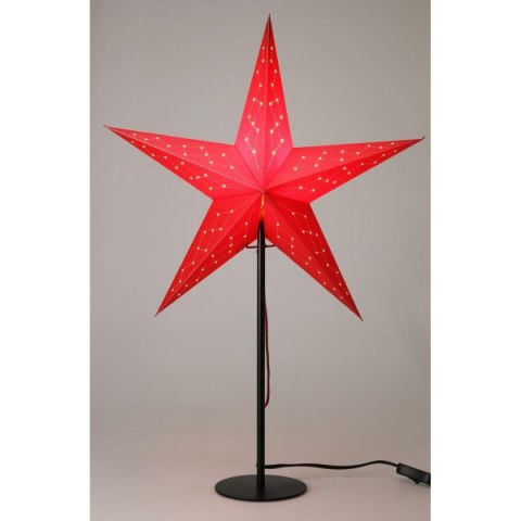 LAMPKA DEKORACYJNA GWIAZDA ADWENTOWA STOJĄCA LED 45CM CZERWONA LAMPKA DEKORACYJNA GWIAZDA ADWENTOWA STOJĄCA LED 45CM CZERWONA