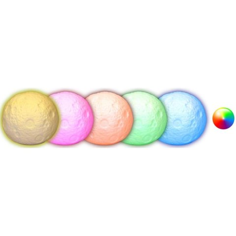 LAMPKA DEKORACYJNA KSIĘŻYC ŚR 11,5CM RGB LAMPKA DEKORACYJNA KSIĘŻYC ŚR 11,5CM RGB