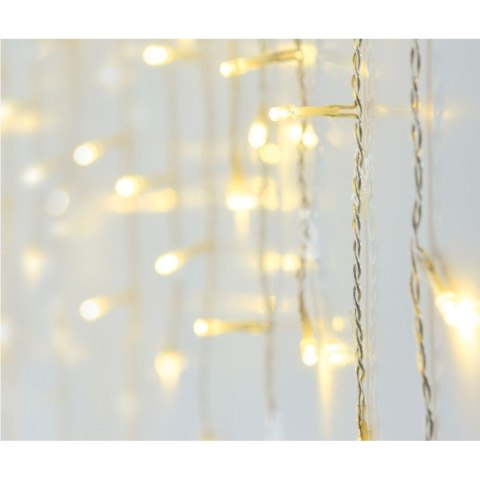 LAMPKI CHOINKOWE KURTYNA ŚWIETLNA ZEW 360 LED STEROWNIK TIMER CIEPŁY BIAŁY KABEL TRANSPARENTNY LAMPKI CHOINKOWE KURTYNA ŚWIETLNA ZEW 360 LED STEROWNIK TIMER CIEPŁY BIAŁY KABEL TRANSPARENTNY