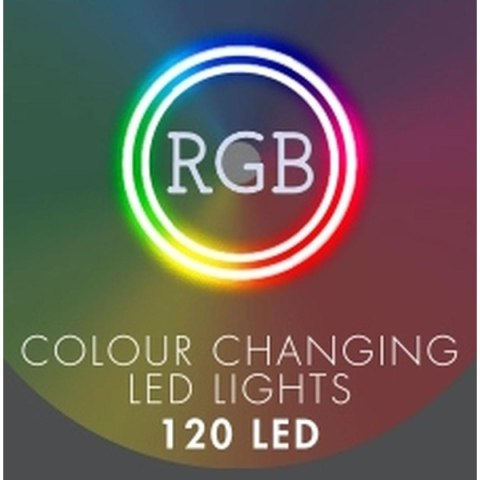 LAMPKI CHOINKOWE KURTYNA ŚWIETLNA ZEW/WEW 120 LED 300X60CM Z PILOTEM RGB KOLOR LAMPKI CHOINKOWE KURTYNA ŚWIETLNA ZEW/WEW 120 LED 300X60CM Z PILOTEM RGB KOLOR