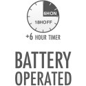 LATARNA DEKORACYJNA KOMINEK LED TIMER 28CM
