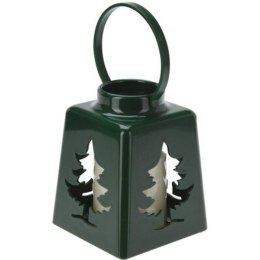 LATARNIA LAMPION ADWENTOWY RORATY LED 13CM ZIELONA