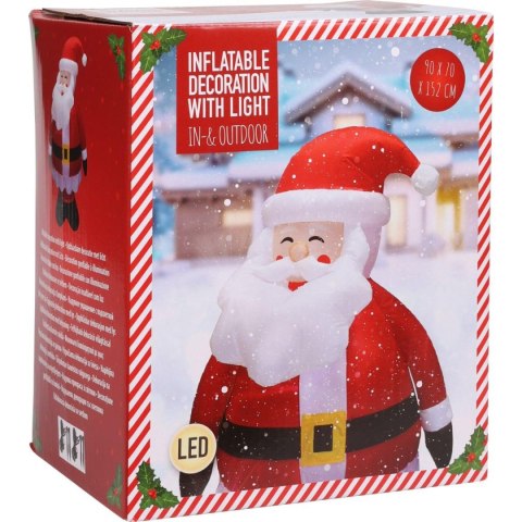 MIKOŁAJ DMUCHANY SAMOPOMPUJĄCY ZEW 150CM LED MIKOŁAJ DMUCHANY SAMOPOMPUJĄCY ZEW 150CM LED