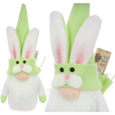 SKRZAT ZAJĄCZEK ZIELONY 20CM Z WORKIEM NA PREZENT DEKORACJA WIOSENNA SKRZAT ZAJĄCZEK ZIELONY 20CM Z WORKIEM NA PREZENT DEKORACJA WIOSENNA
