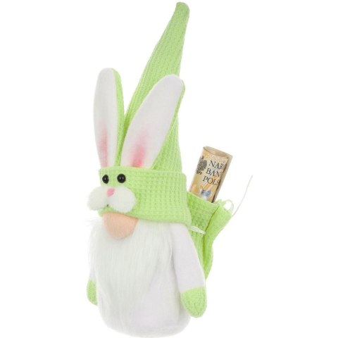 SKRZAT ZAJĄCZEK ZIELONY 20CM Z WORKIEM NA PREZENT DEKORACJA WIOSENNA SKRZAT ZAJĄCZEK ZIELONY 20CM Z WORKIEM NA PREZENT DEKORACJA WIOSENNA