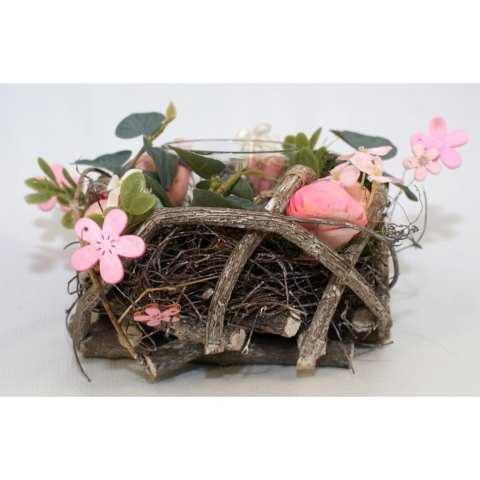 ŚWIECZNIK DEKORACYJNY RÓŻOWY 16CM NA TEA LIGHT ŚWIECZNIK DEKORACYJNY RÓŻOWY 16CM NA TEA LIGHT