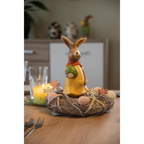 WIANEK STROIK DEKORACYJNY SZARY ŚREDNICA 24CM WIANEK STROIK DEKORACYJNY SZARY ŚREDNICA 24CM