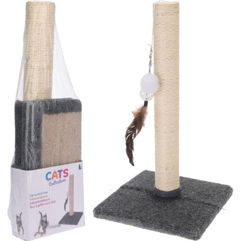 DRAPAK DLA KOTA SŁUPEK Z ZABAWKĄ 53CM DRAPAK DLA KOTA SŁUPEK Z ZABAWKĄ 53CM