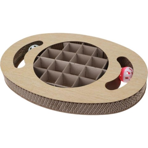 DRAPAK DLA KOTA ZABAWKA INTERAKTYWNA TEKTURA DREWNO PIŁECZKI 2 SZT. 36X25X5CM DRAPAK DLA KOTA ZABAWKA INTERAKTYWNA TEKTURA DREWNO PIŁECZKI 2 SZT. 36X25X5CM