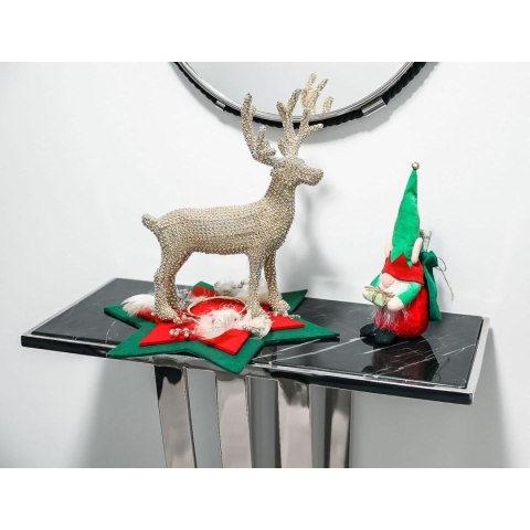ELF DEKORACYJNY 28CM Z PREZENTEM I WORKIEM NA PLECACH NA PREZENT ELF DEKORACYJNY 28CM Z PREZENTEM I WORKIEM NA PLECACH NA PREZENT