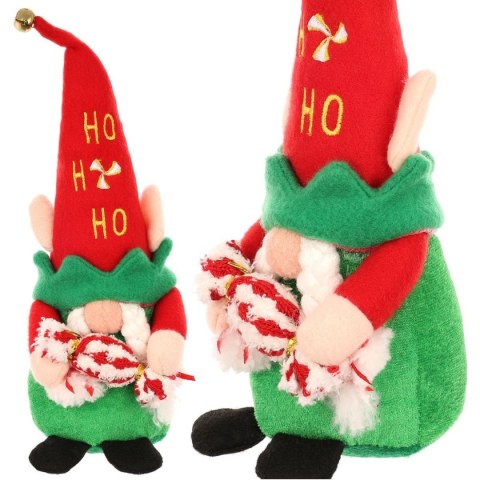 ELF DEKORACYJNY 28CM Z WORKIEM NA PREZENT ELF DEKORACYJNY 28CM Z WORKIEM NA PREZENT
