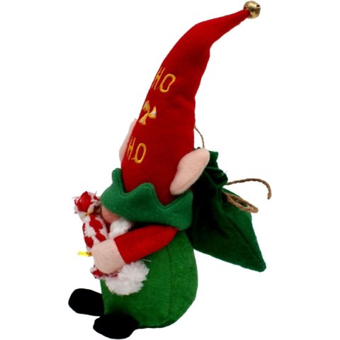 ELF DEKORACYJNY 28CM Z WORKIEM NA PREZENT ELF DEKORACYJNY 28CM Z WORKIEM NA PREZENT